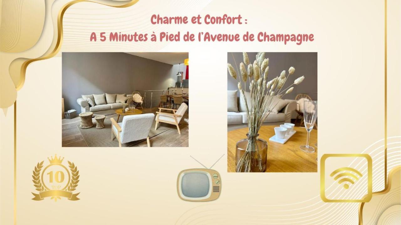 Apartment Chic 4 Personnes Hypercentre 5 Minutes Avenue De Champagne